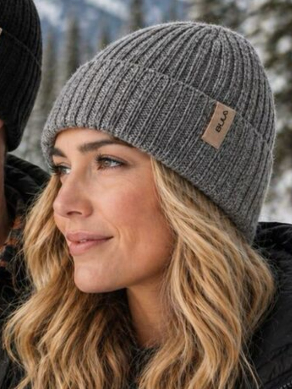 Bula Italian Merino Wool Blend Beanie Hat Ribbed Cozy Warm